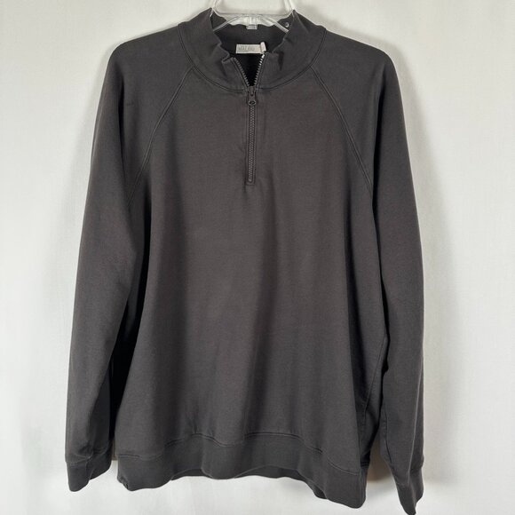 Barefoot Dreams Other - Barefoot Dreams Malibu Pullover Mens L Half Zip Sweatshirt Sleep Cotton Comfort